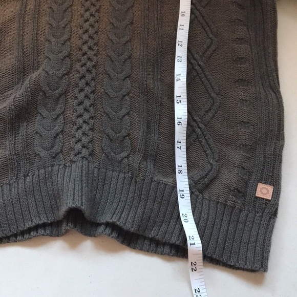 NUMPH Urban Outfitters Hannah Plaited Sweater dark green slightly cropped Small - Picture 10 of 13